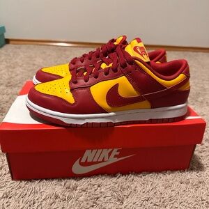Nike Red and Yellow Sneakers